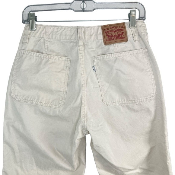 LEVI'S Women’s ‘94 BAGGY Cream Jeans Cotton Size 25 - Picture 1 of 11